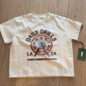 Daily Drills fun zone boxy tee in xs/s